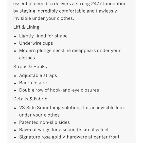 Victoria’s Secret black lined demi bra size 32D - Picture 7 of 7